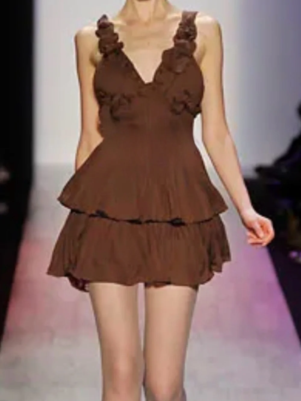 bcbgmaxazria brown dress BCBG Max Azria Bronze Metallic Leather Sheath Midi Size 4 Back Slit waist high slits BCBGMaxazria Womens Y2K Brown Silk